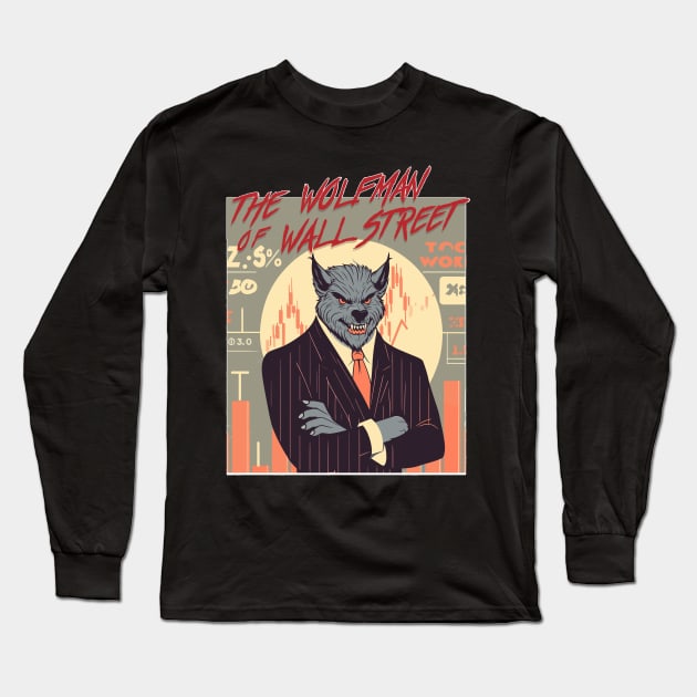 The wolfman of street Long Sleeve T-Shirt by Setmo